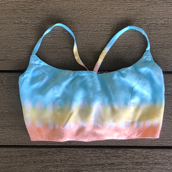 Tops - Festival Tie Dye Crop Top Size Small NWOT
